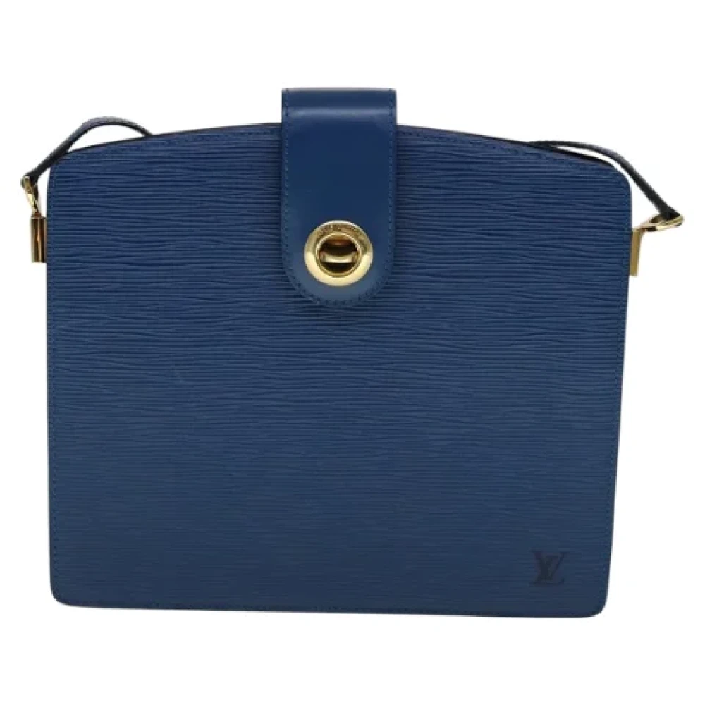 Louis Vuitton Vintage Pre-owned Leather louis-vuitton-bags Blue Dames