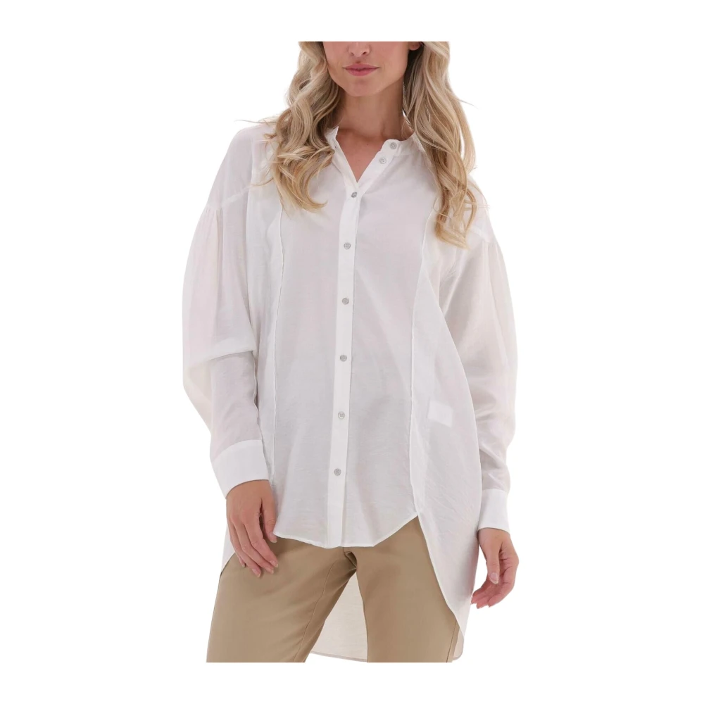 Co'Couture Callum Cut Shirt Blouse White Dames