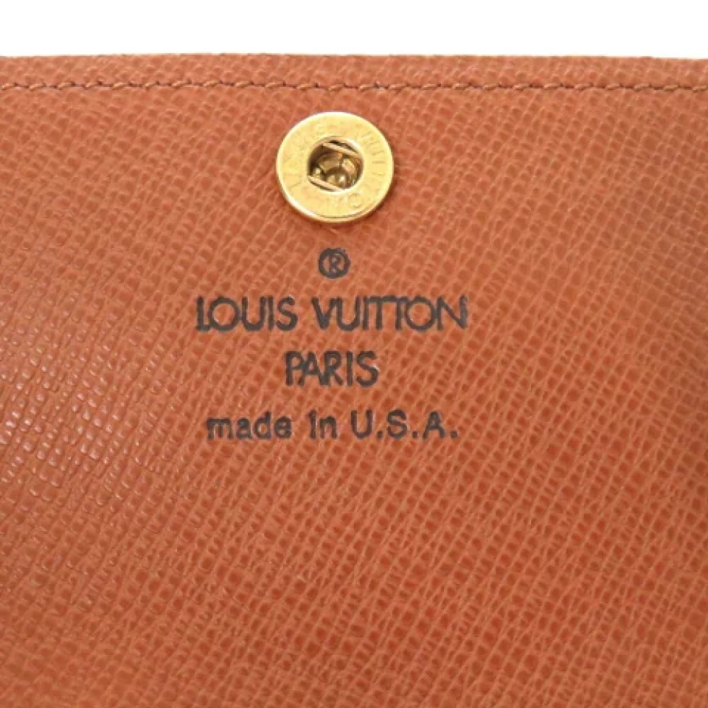 Louis Vuitton Vintage Pre-owned Fabric key-holders Brown Dames