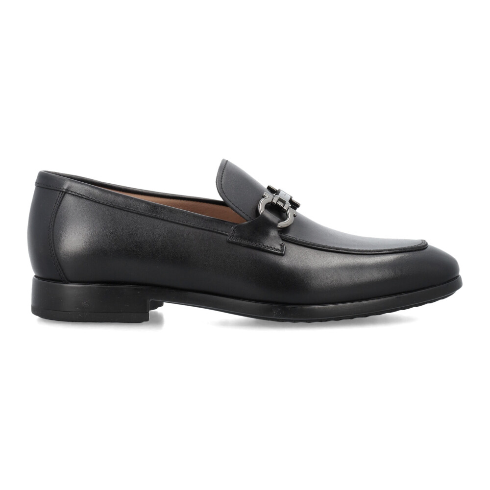 Black Closed Shoes AW23 Timeless Style Penny Loafers Salvatore Ferragamo Loafers Miinto