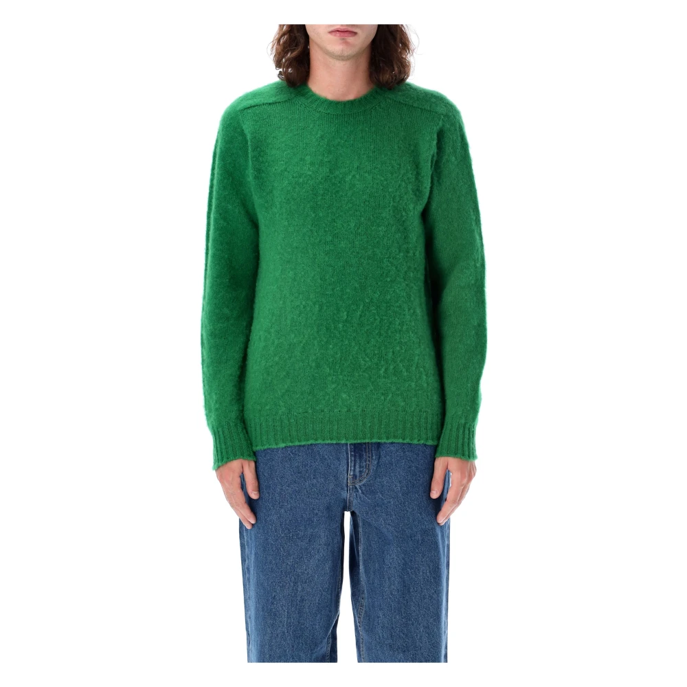 Howlin' Groene Ster Gebreide Trui Shaggy Bear Sweater Green Heren