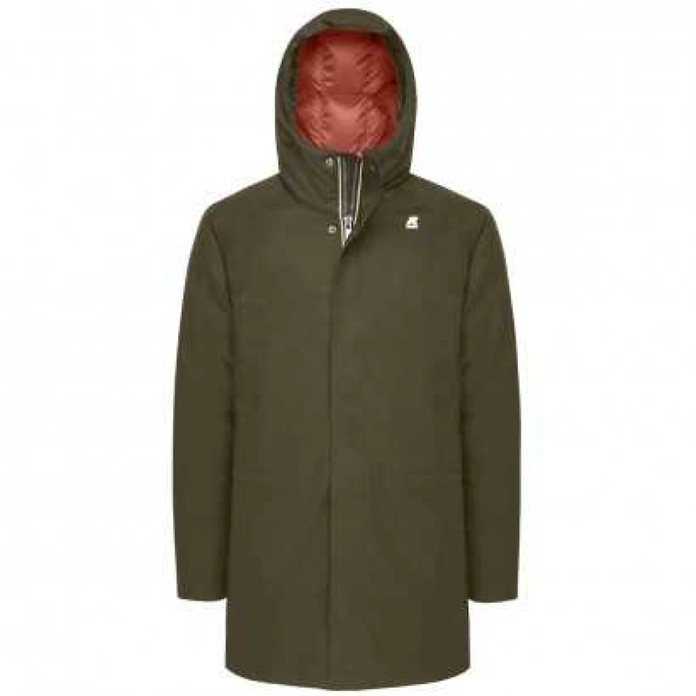 K-way Geïsoleerde Jas Green Heren