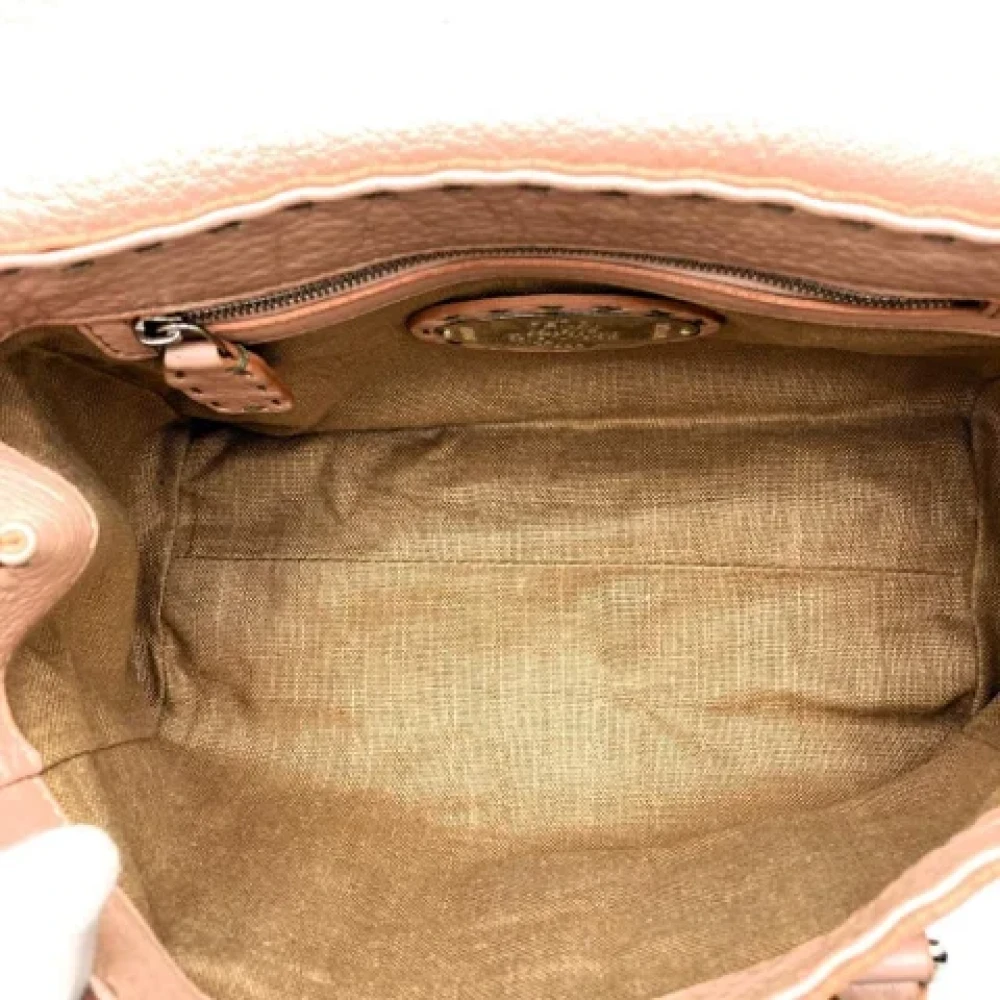 Fendi Vintage Pre-owned Leather fendi-bags Pink Dames