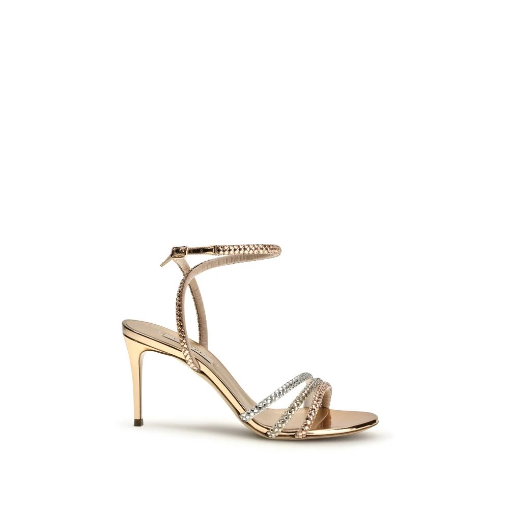 Casadei Women's Yellow High Heel Sandals, 3 1/2 Uk, Julia Andromeda Sandals