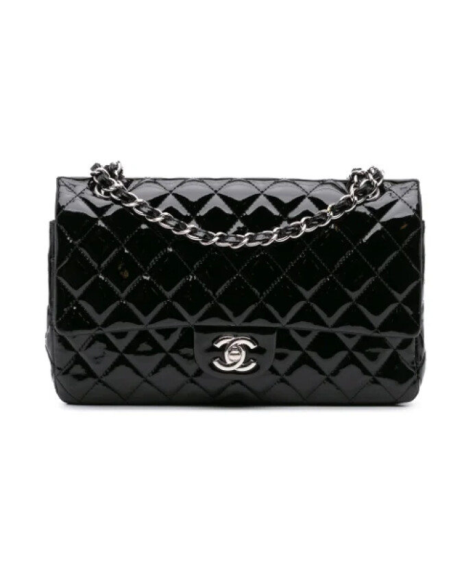pre-owned-cuir-sacs-chanel