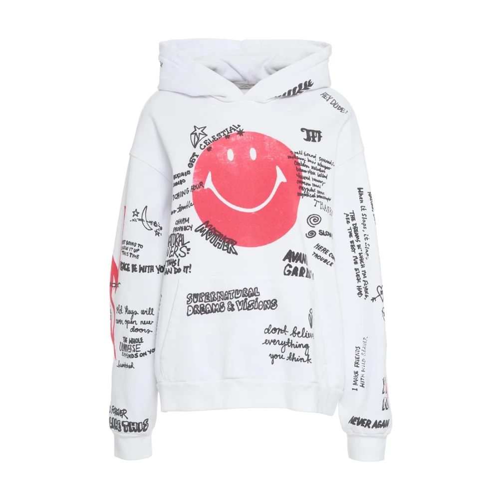 Mother Witte Sweatshirt 'The Big Deal' White Dames