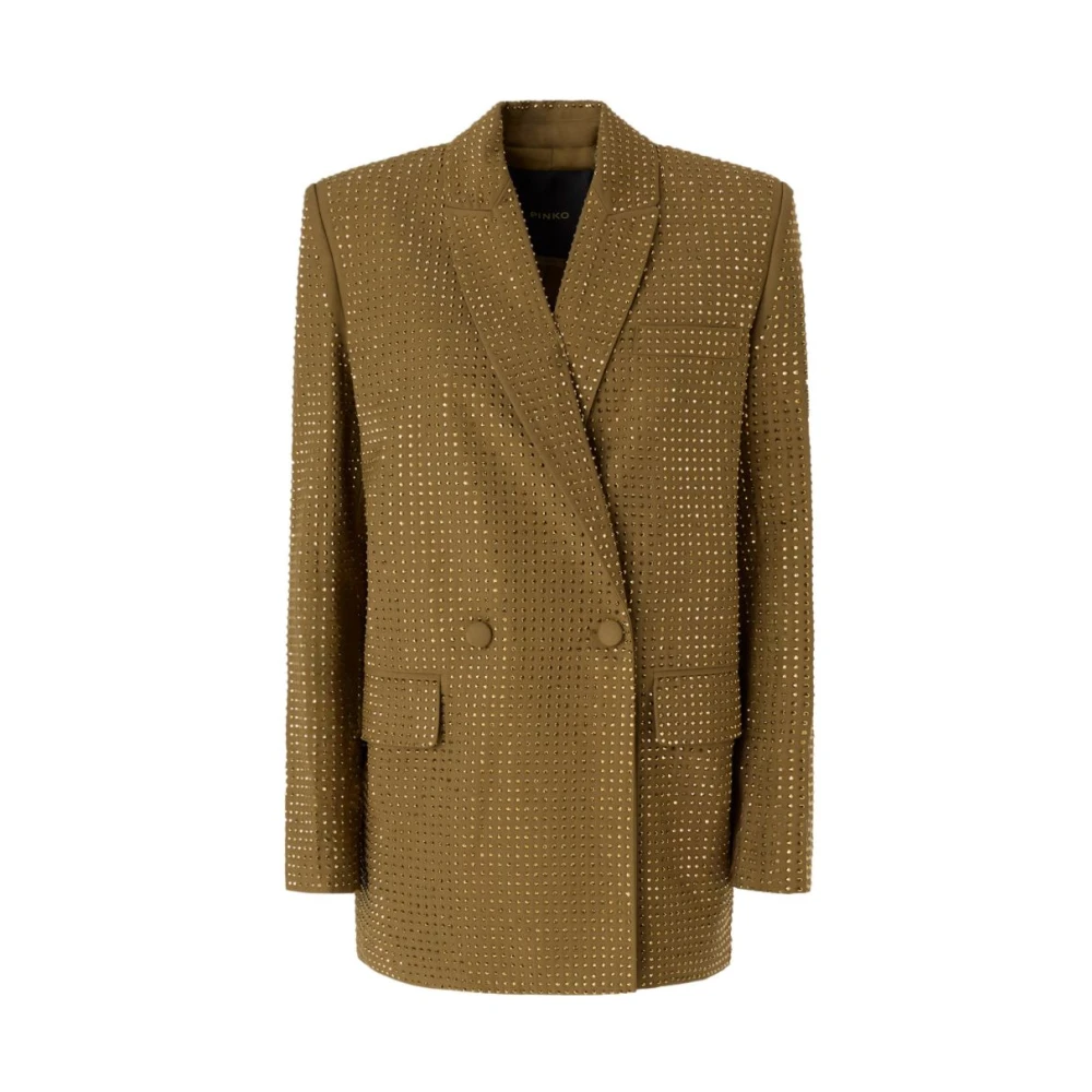 Pinko Blazers - Female - Blazers - Brown - M - Jackets