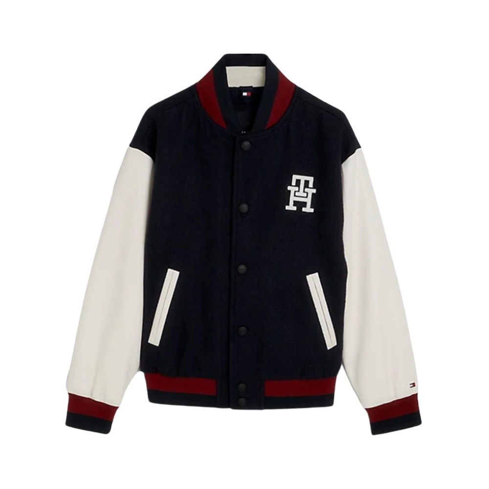 Tommy Hilfiger Monogram Varsity Bomberjacka Blue, Unisex