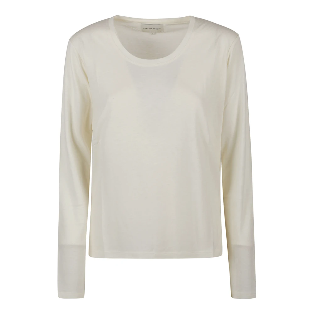 Loulou Studio Lange mouwen top in Ava-stijl Beige Dames