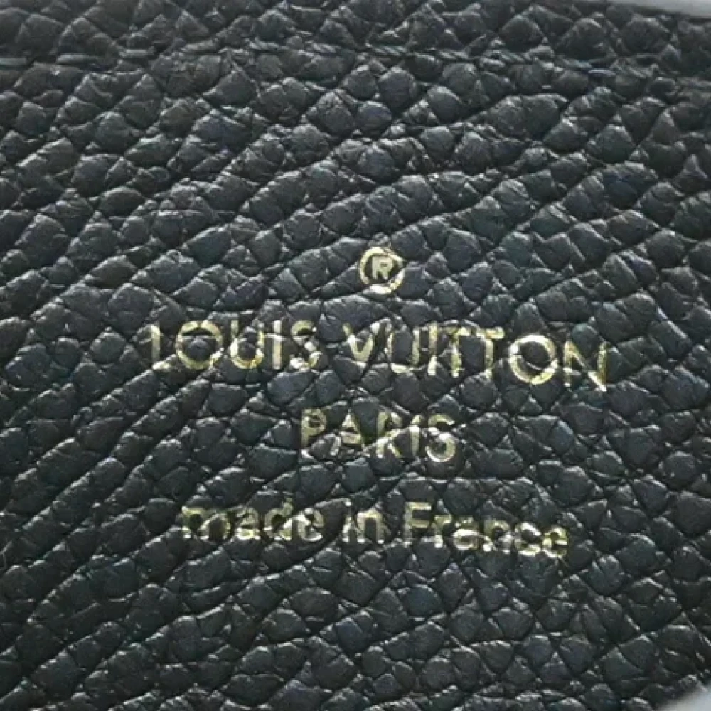 Louis Vuitton Vintage Pre-owned Leather wallets Black Dames