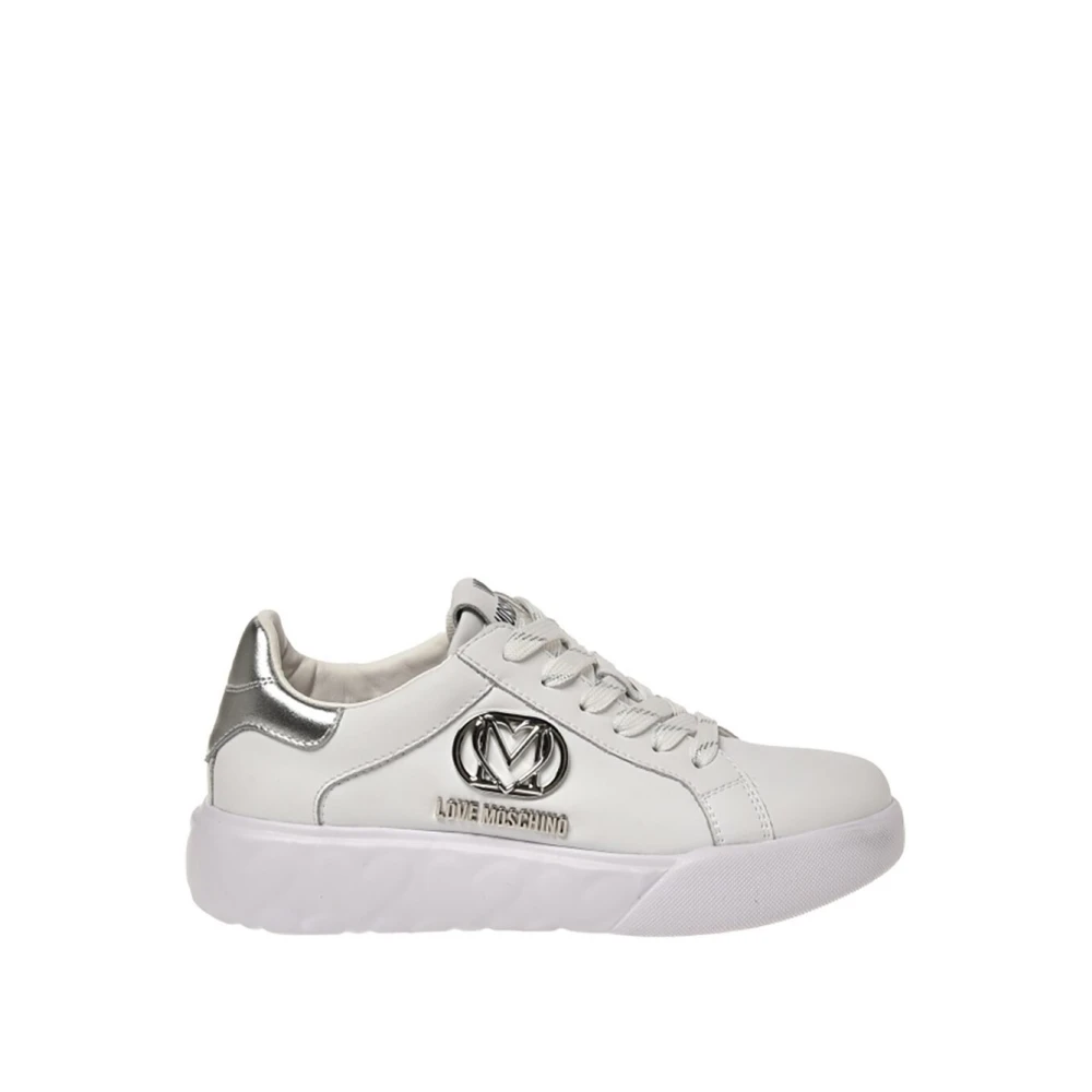 Love Moschino Vita Sneakers för Kvinnor White, Dam