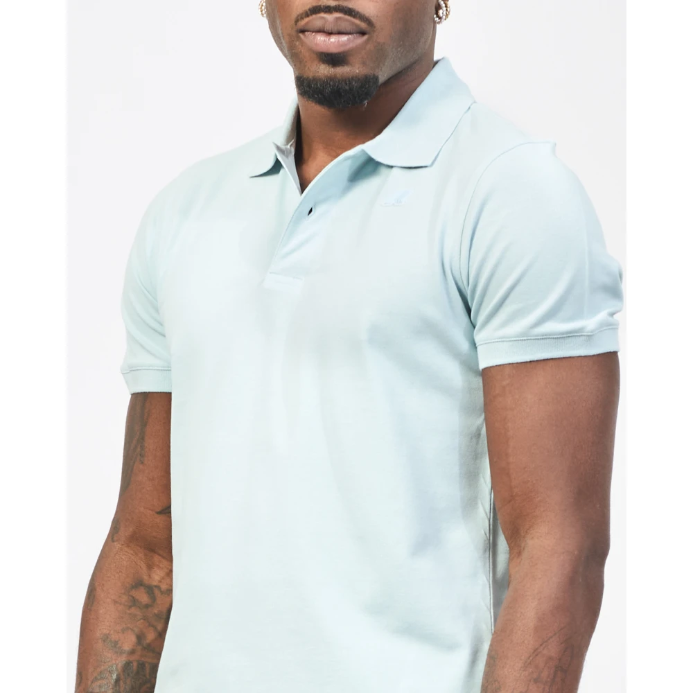 K-way Lichtblauwe Polo T-shirt Amedee Blue Heren