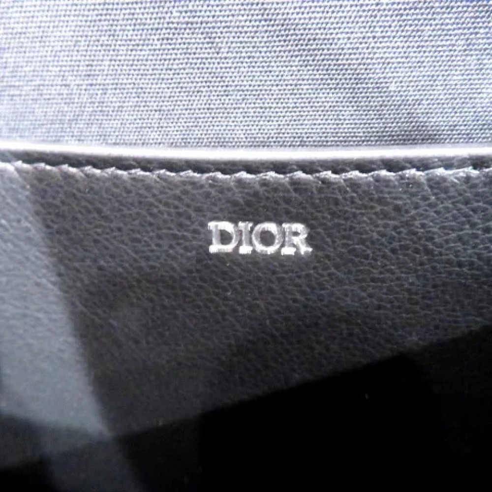 Dior Vintage Pre-owned Canvas dior-bags Black Heren