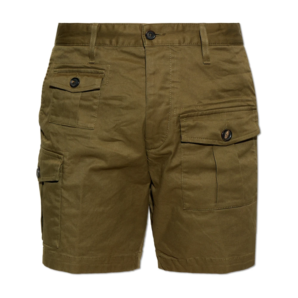 Dsquared2 Hombre Verde Pantalones Cortos, Talla: L