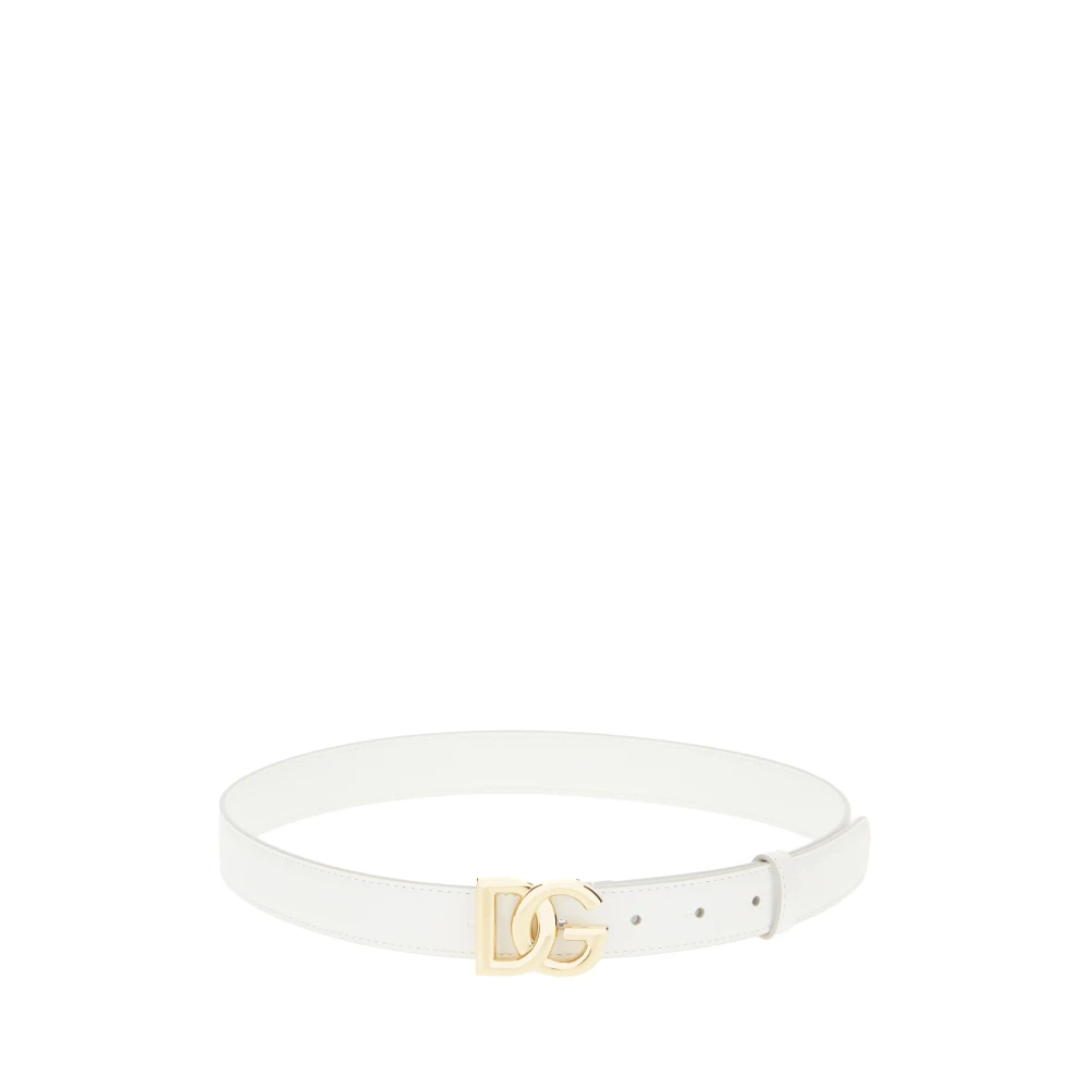Dolce & Gabbana Stijlvolle Riemencollectie White Dames
