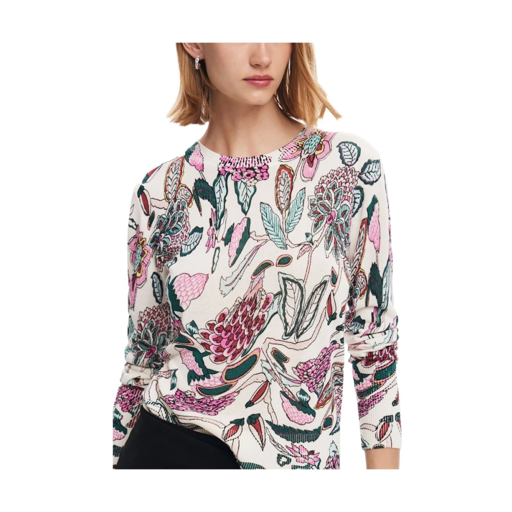 Desigual Dames Gebreide Kleding Collectie: Herfst Winter Multicolor Dames