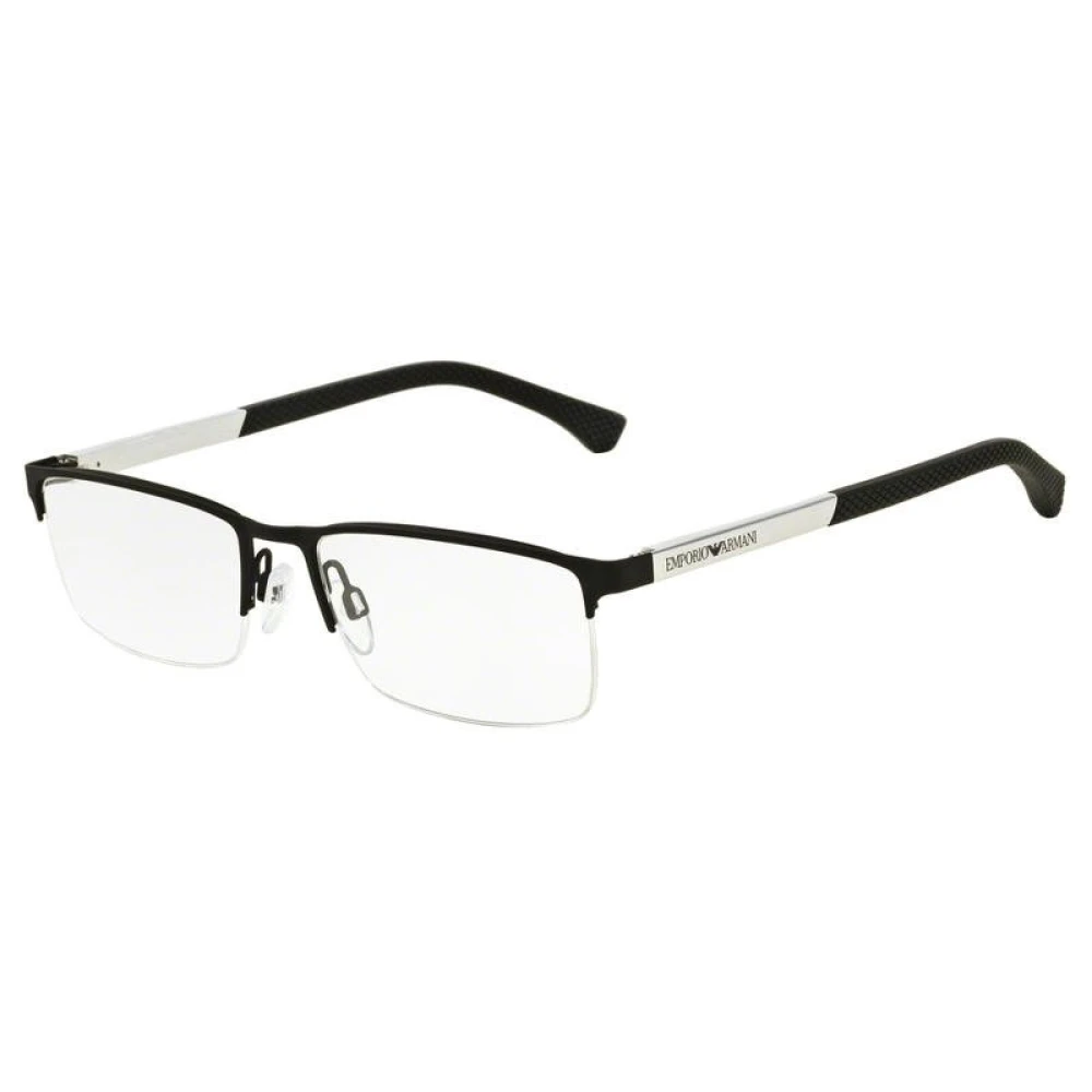 Emporio Armani Gummi Sort Gles Black Heren