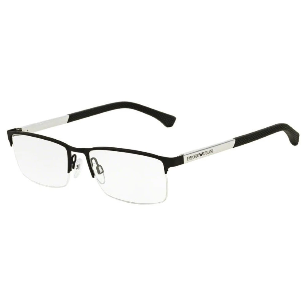 Emporio Armani Zwarte optische bril veelzijdig en stijlvol Black Heren