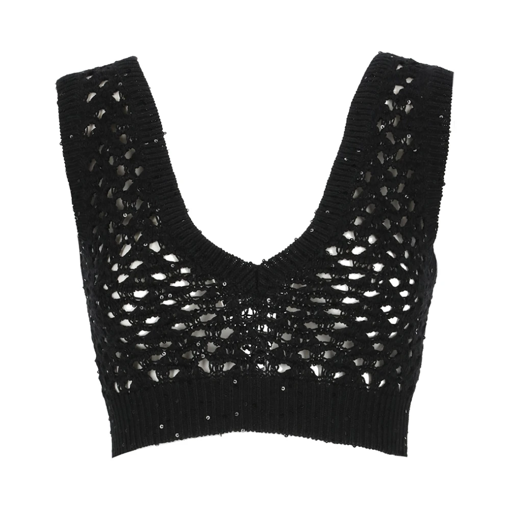 Tops > Sleeveless Tops - - Brunello Cucinelli - Modalova