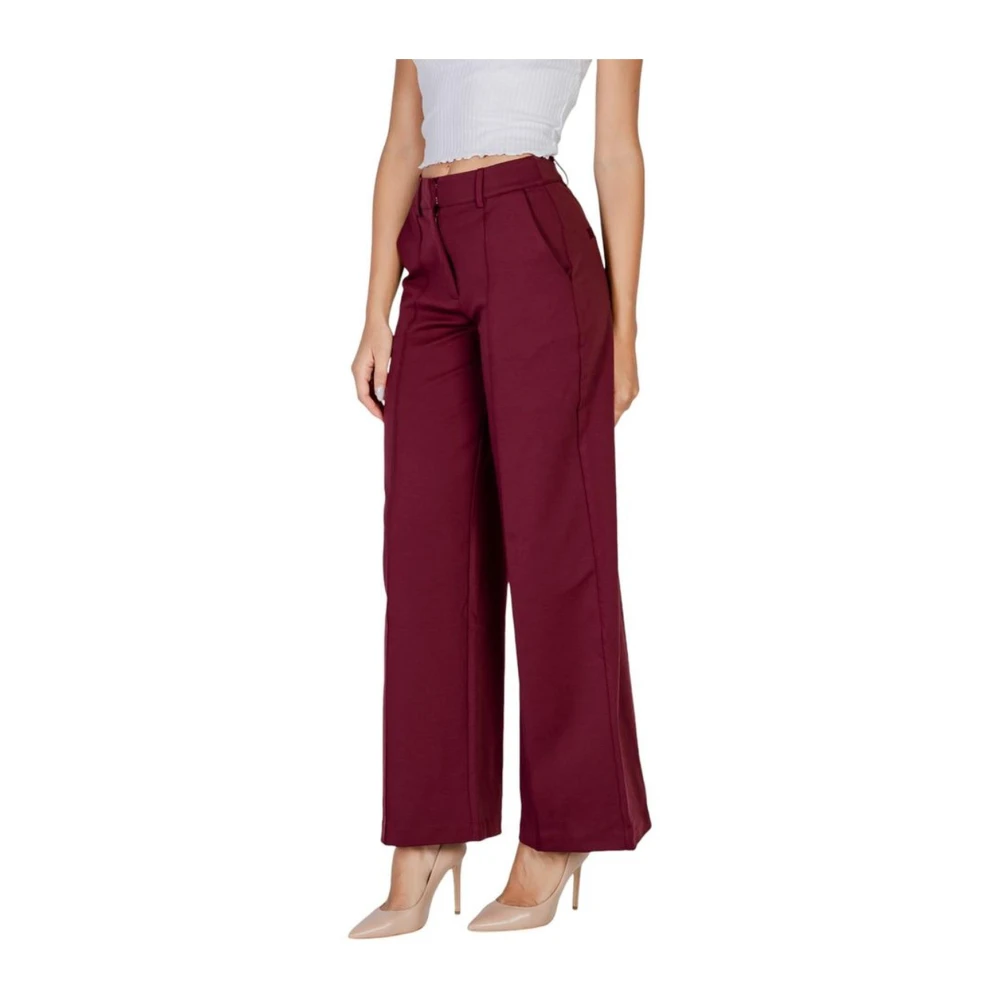 Ichi Herfst Winter Blend Broek Red Dames