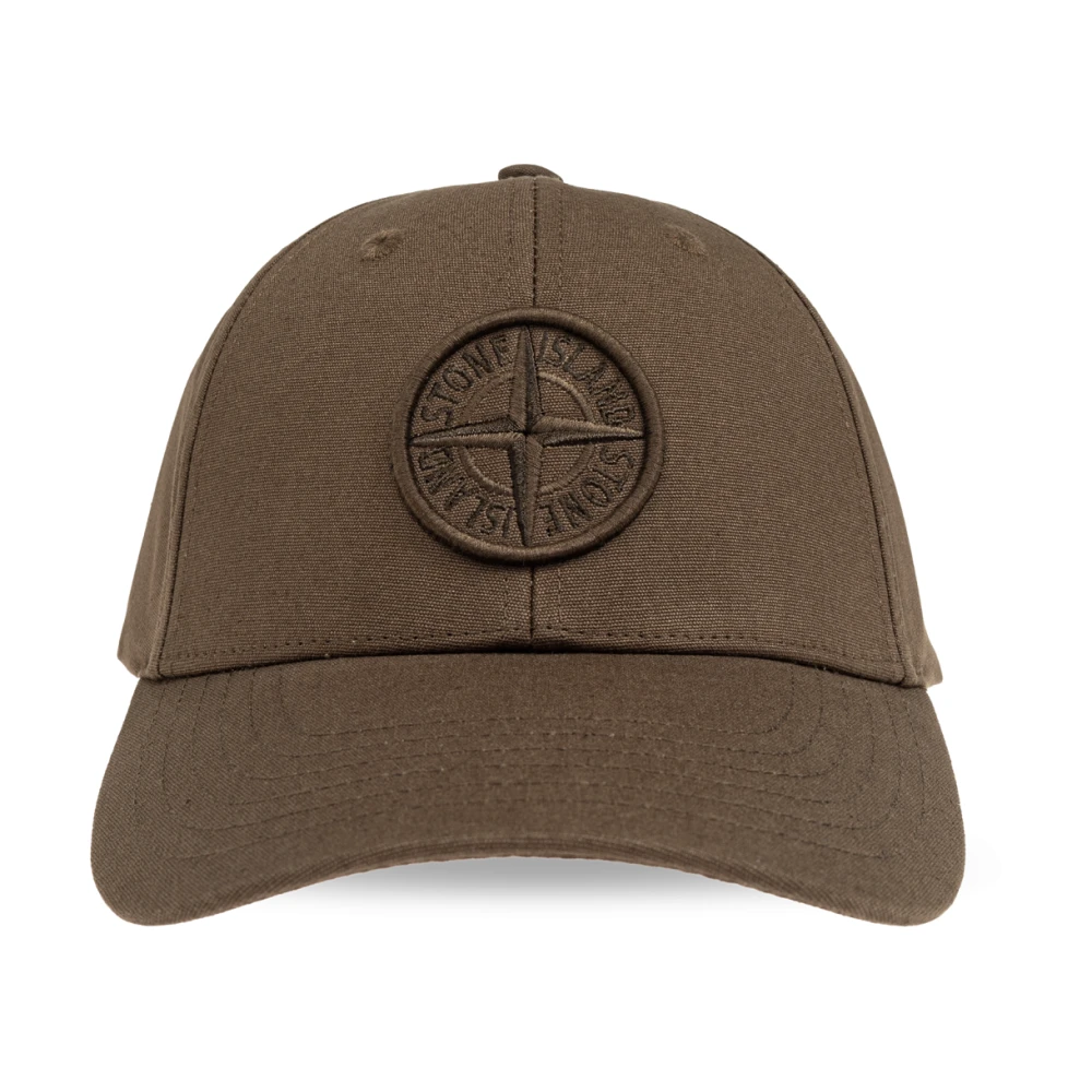 Stone Island Baseball cap Brown, Herr