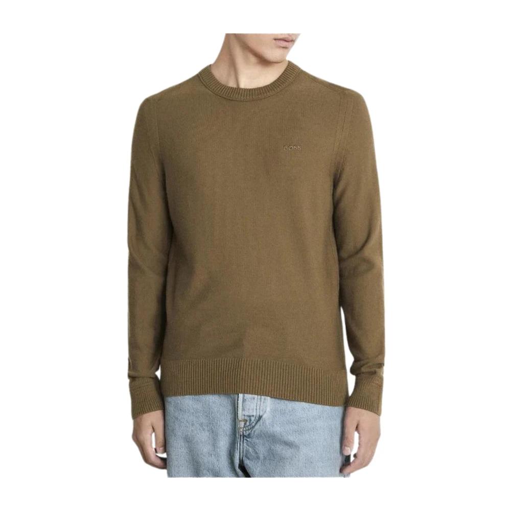 Hugo Boss Klassieke Trui Green Heren