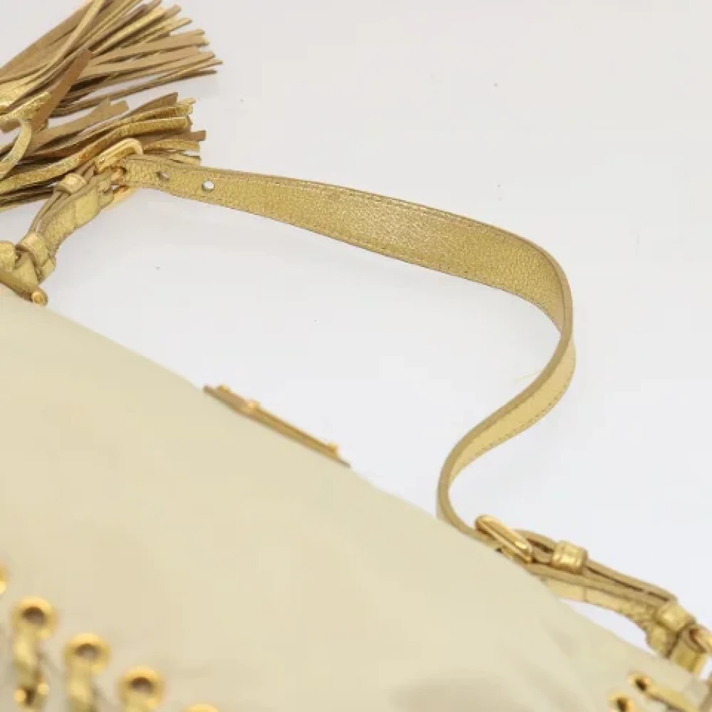Prada Vintage Pre-owned Nylon pouches Beige Dames