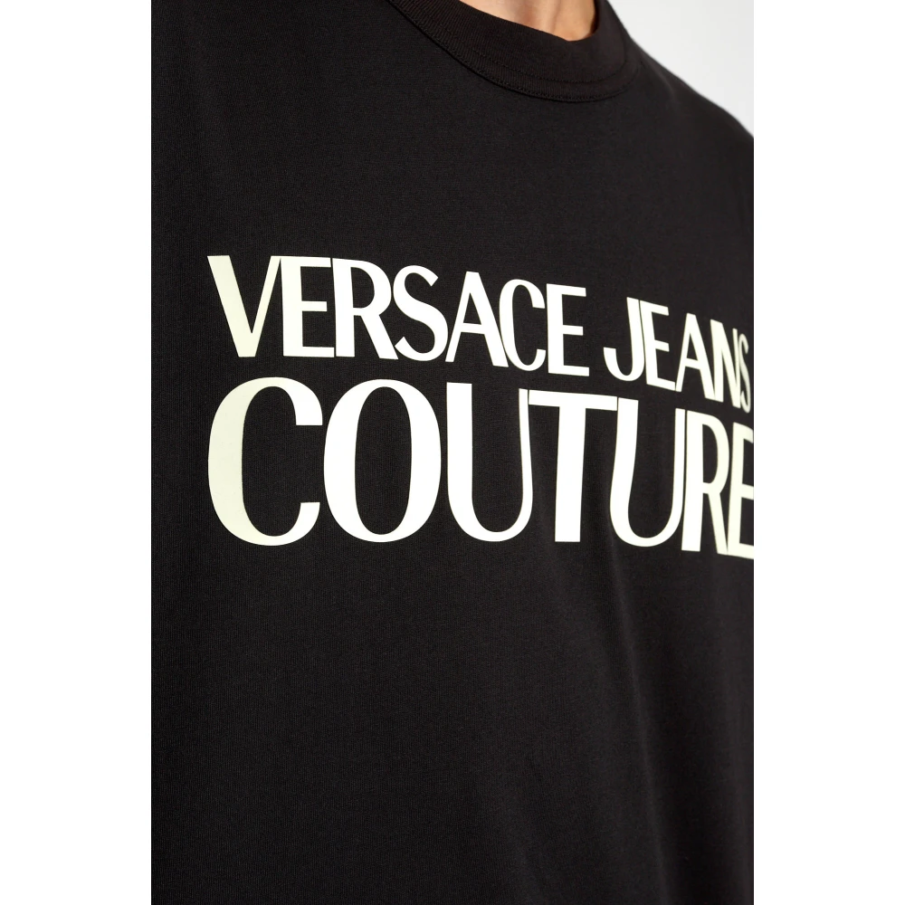 Versace Jeans Couture T-Shirts Black Heren