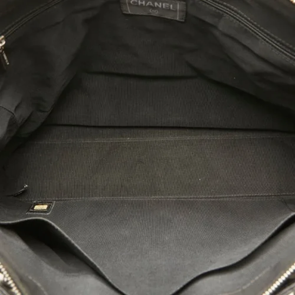 Chanel Vintage Pre-owned Leather chanel-bags Black Dames