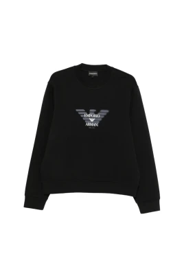 Sweatshirt med brodyr