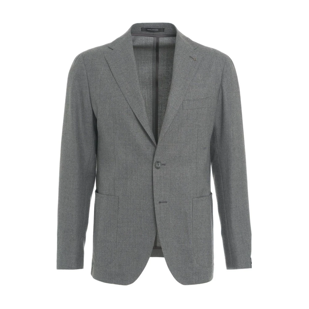 Tagliatore Grijs pak Aw24 Model 190cm Gray Heren