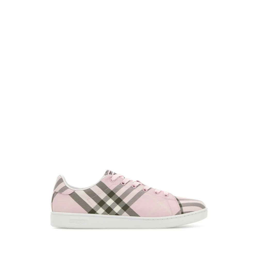 Burberry Women's Pink Alf Set Check Trainers - Sneakers - 6 Uk - Shoes