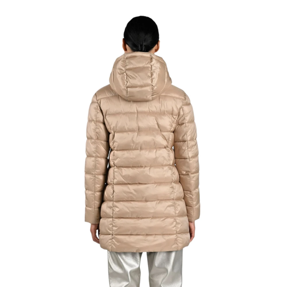 Canadian Classics Lange Puffer Jas Beige Dames