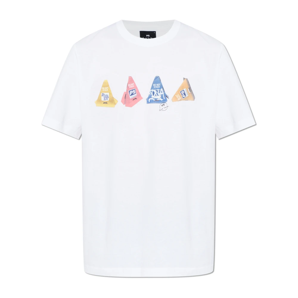 Ps By Paul Smith Uomo Bianco T-Shirts