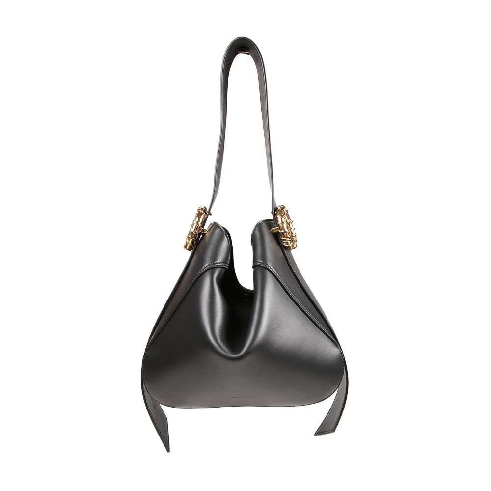 Lanvin Melodie Hobo schoudertas Black Dames