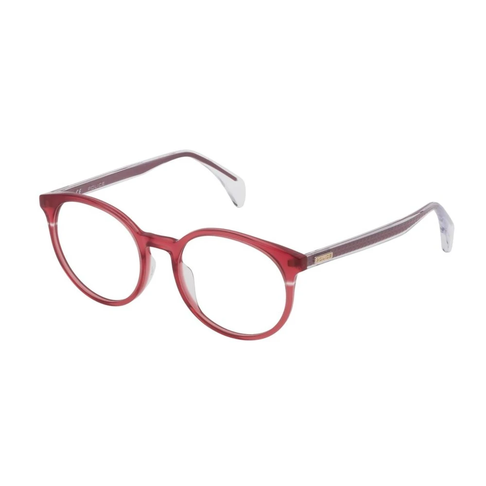 Police Ronde Multicolor Plastic Bril Pink Dames