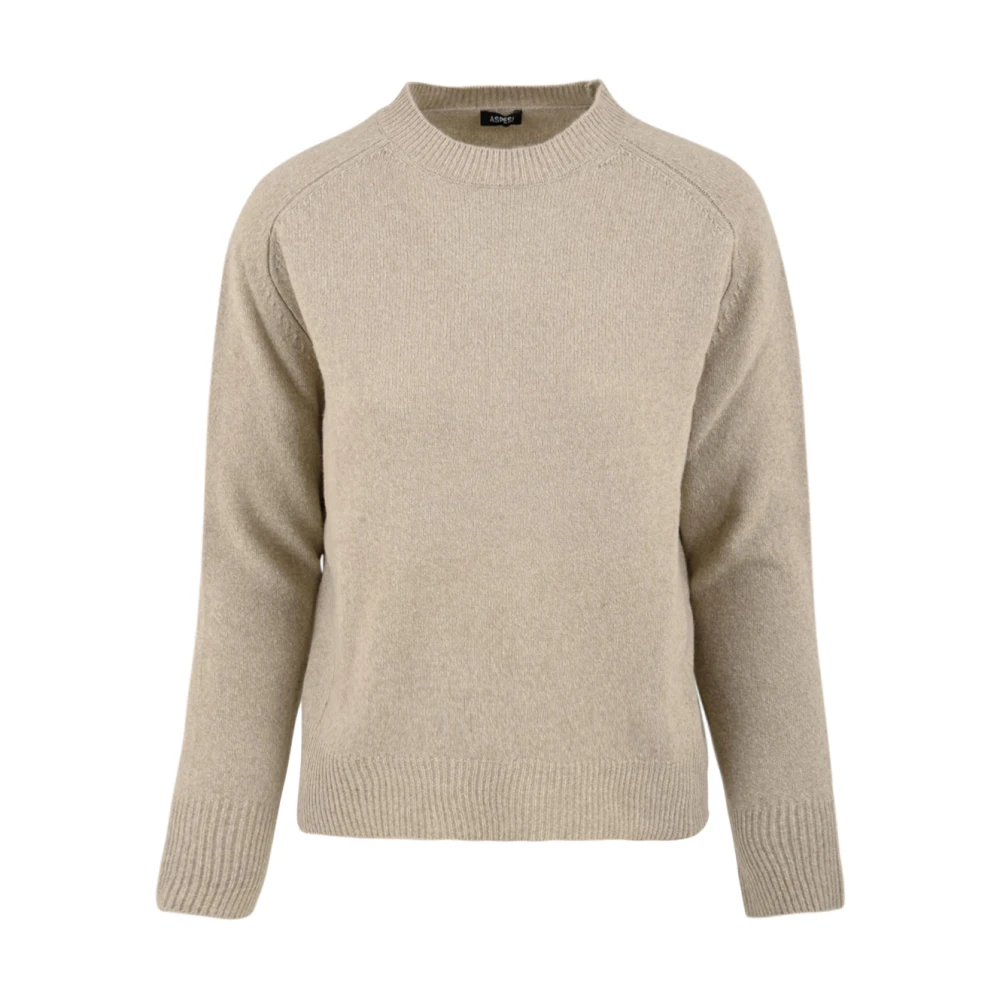 Aspesi Beige Ronde Hals Sweater Brown Dames