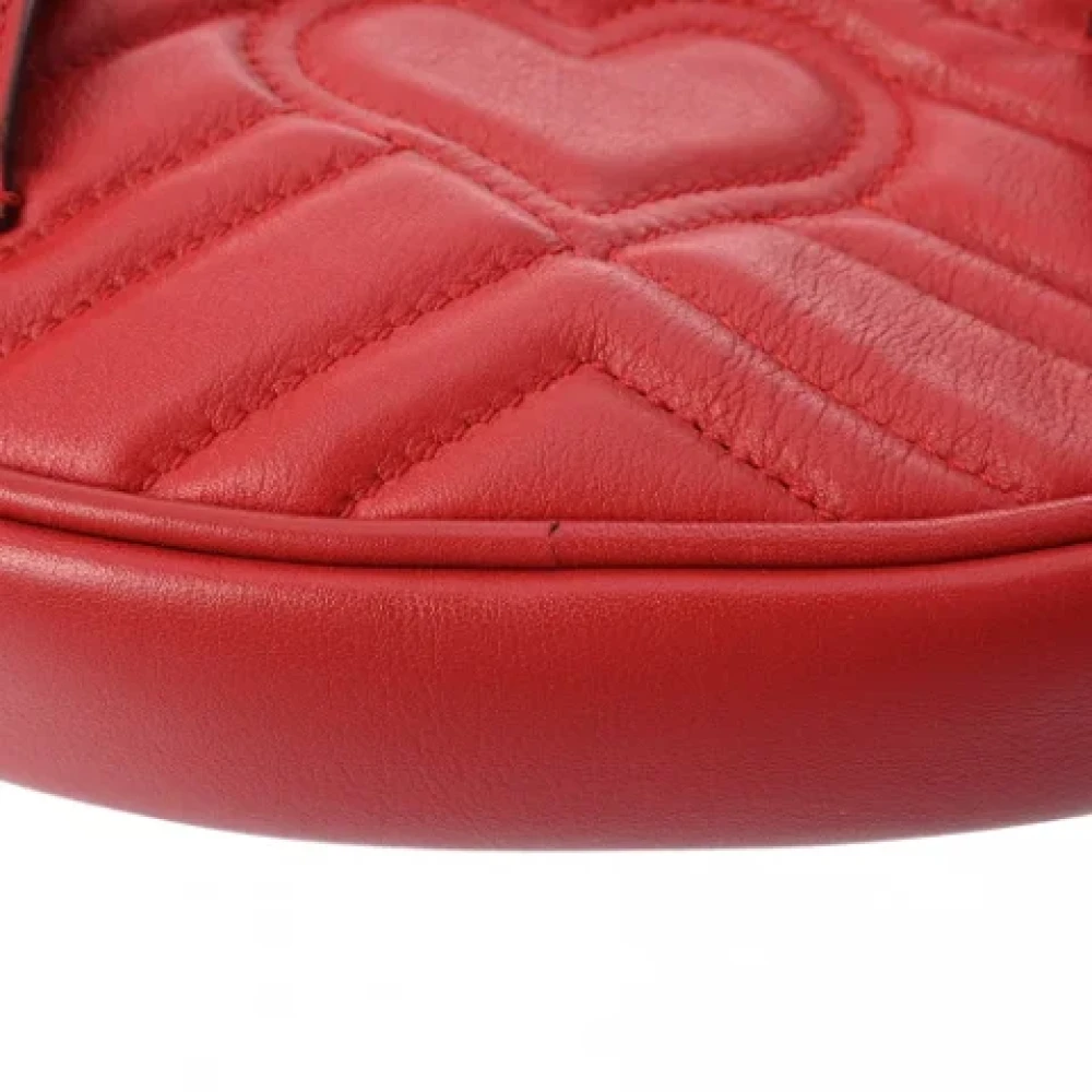 Gucci Vintage Pre-owned Fabric belts Red Dames