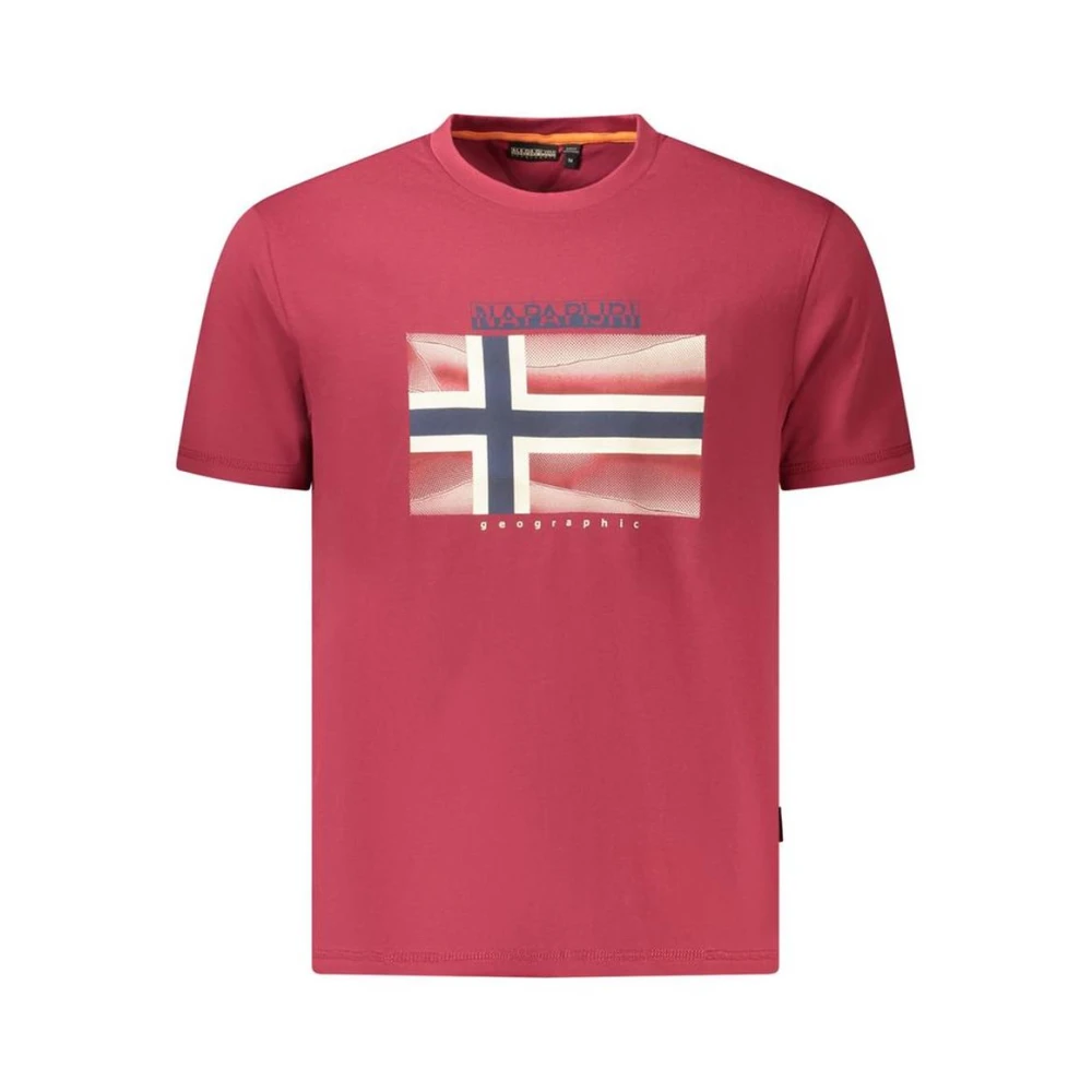Napapijri - Tops > T-Shirts - Red - Napapijri - Modalova