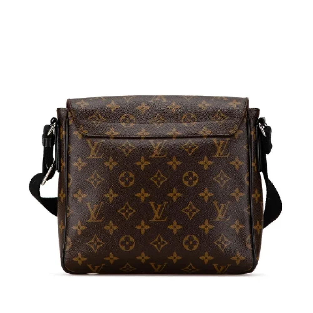 Louis Vuitton Vintage Pre-owned Canvas shoulder-bags Brown Dames