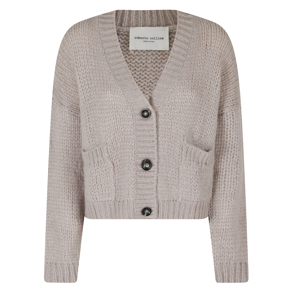 Roberto Collina Vrouw Beige Truien & Vesten Dames, Xs, Cardigans