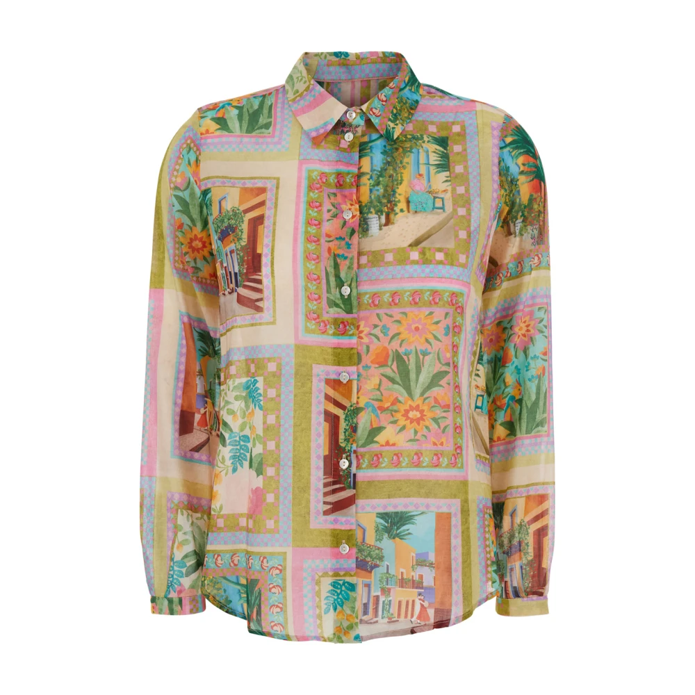 Momoni MultiColour Meudon Shirt Multicolor Dames
