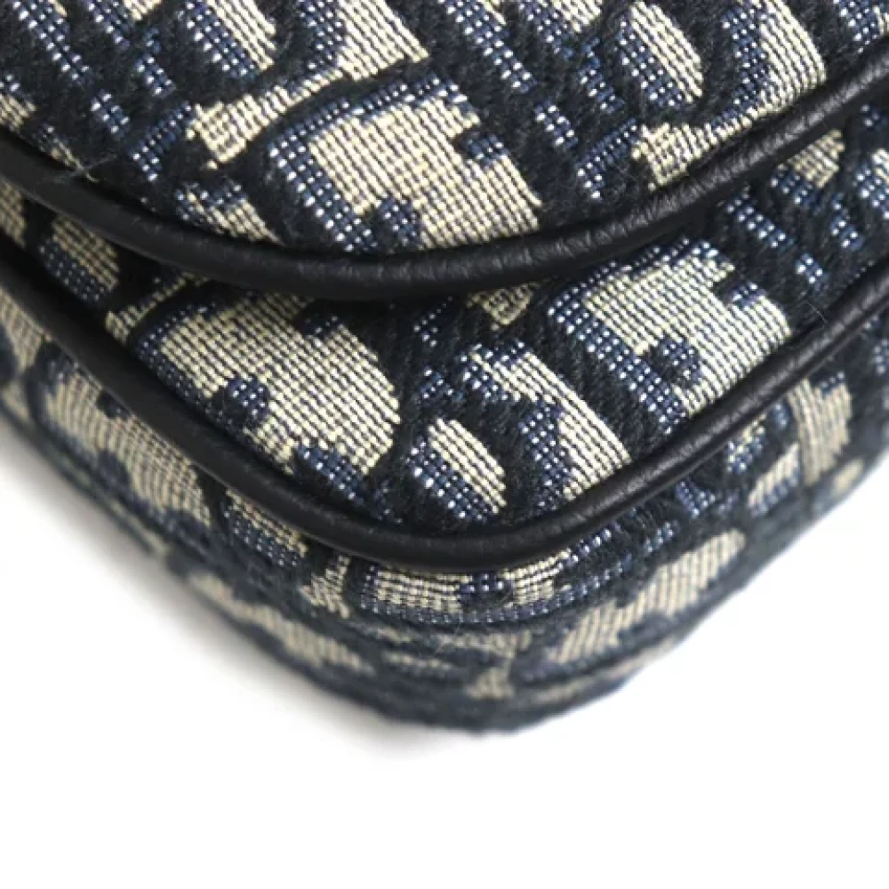 Dior Vintage Pre-owned Canvas dior-bags Blue Dames