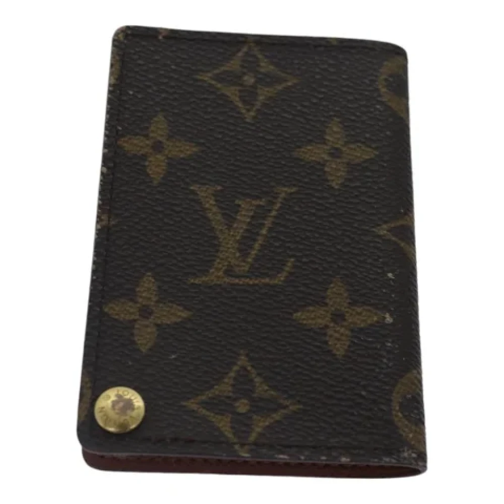 Louis Vuitton Vintage Pre-owned Canvas wallets Brown Dames