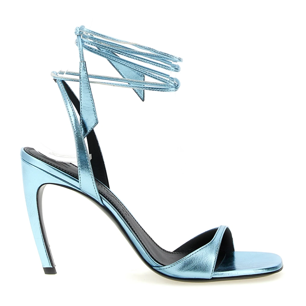 The Attico Blue High Heel Sandals, Female, 5 Uk, Ora Sandals