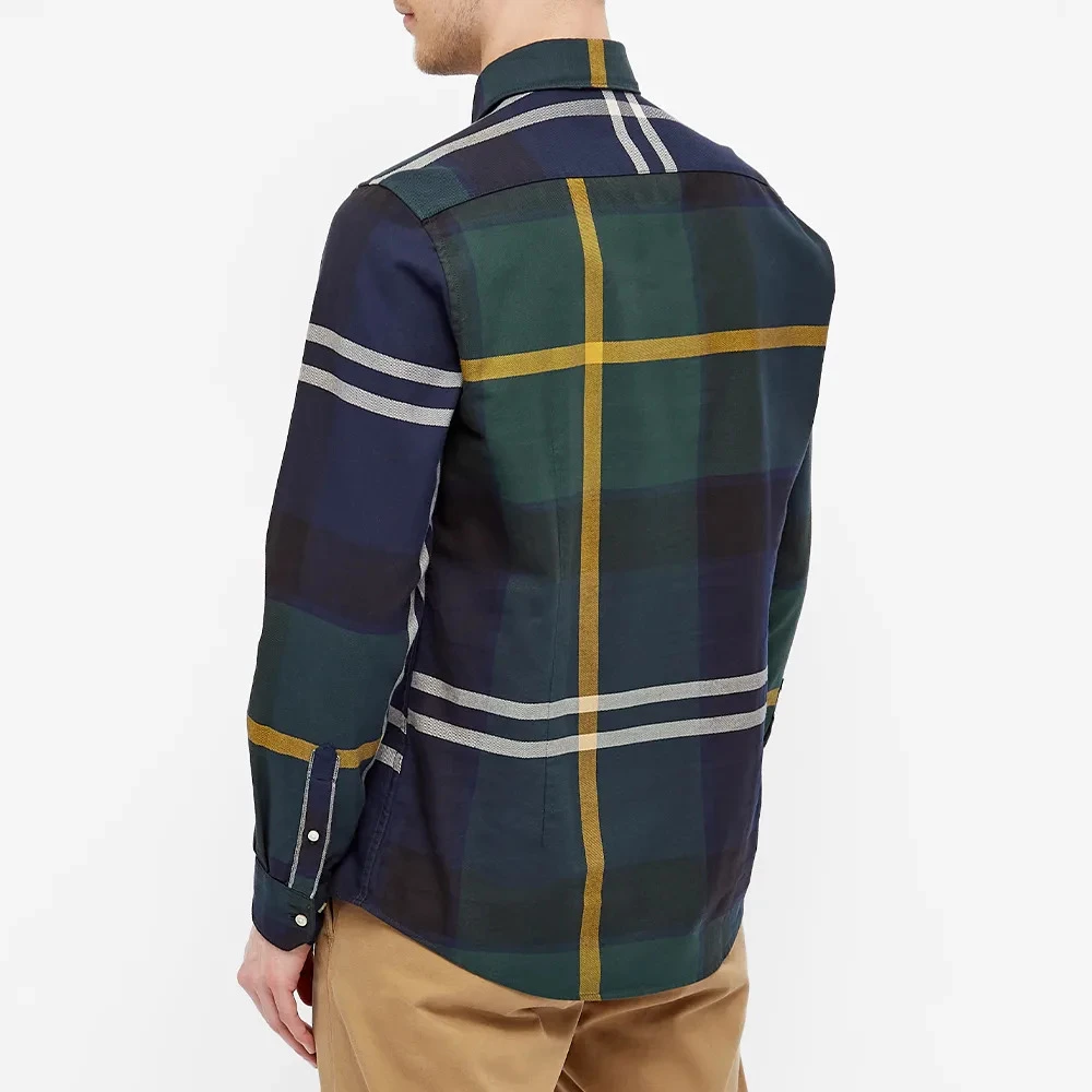 Barbour Seaweed Tartan Getailleerd Overhemd Multicolor Heren
