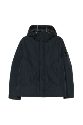 Patch Detail Hooded Jacket