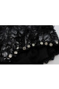 black-crystal-sequined-high-waist-mini-shorts