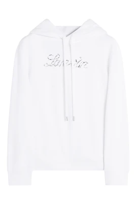 Broderad Manuscript Logo Hoodie
