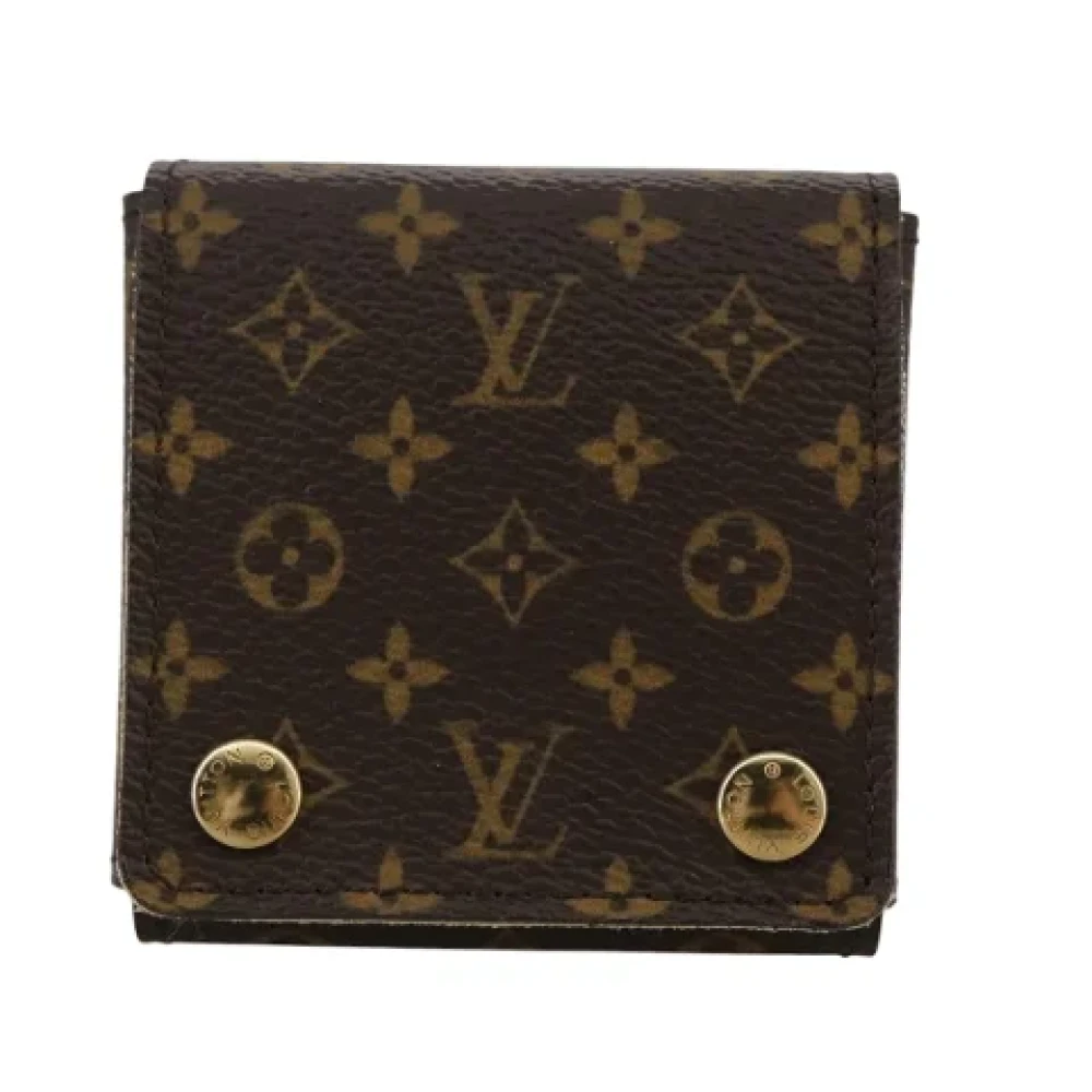 Louis Vuitton Vintage Pre-owned Canvas wallets Brown Dames